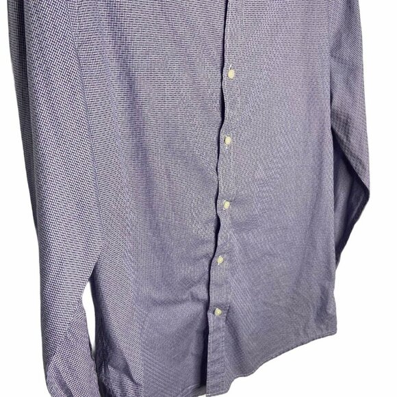 1 Like No Other London Button-up Mens Size 15(M) Purple Long Sleeve Casual Shirt - Picture 5 of 11
